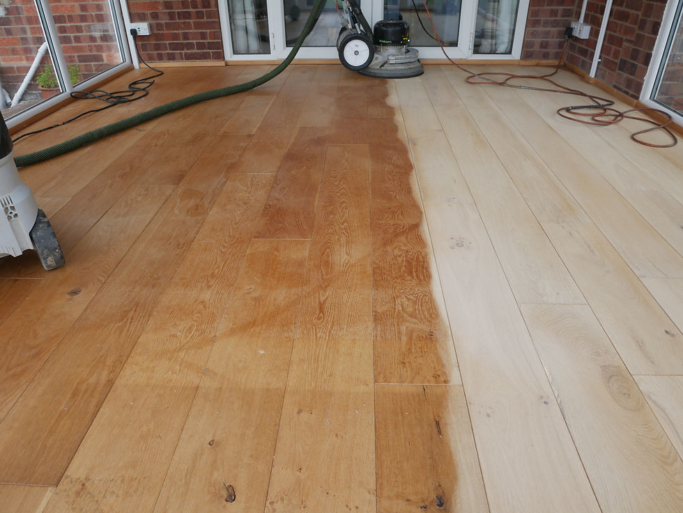 engineered oak floor restoration Doncaster