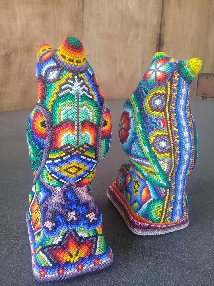 Thumbnail: owl symbol of wisdom ( medium size ) Tutuu Jeikame & Casa Huichol Art