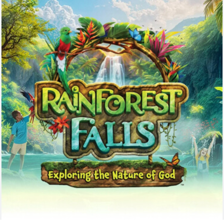 Rainforest Falls Vacation Bible Camp 2026! 🌿💧