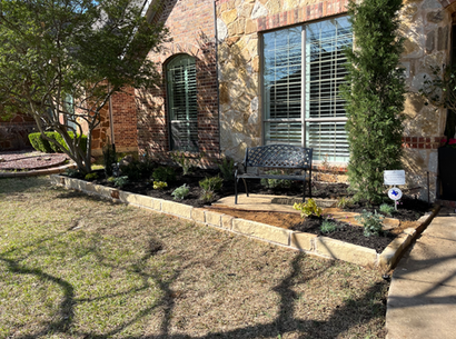 Stone Raised Garden Bed