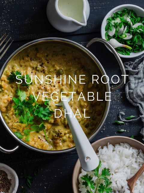 root vegetable dhal recipe