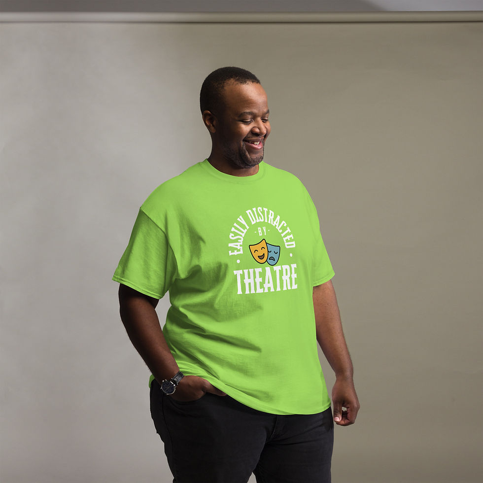 Thumbnail: Easily Distracted by Theatre tee