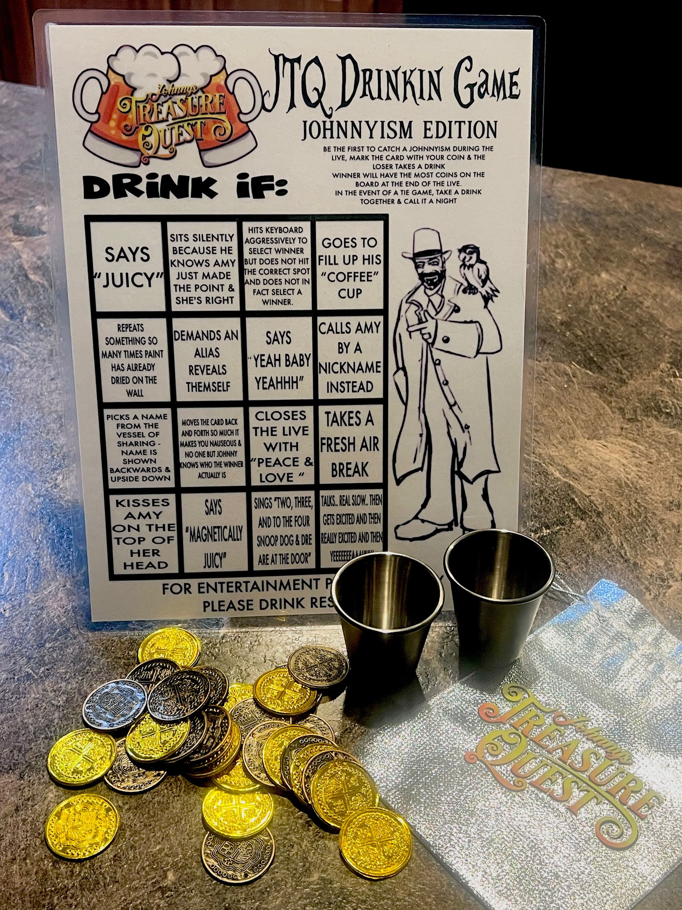 JTQ LIVE Drinkin’ Games - Johnnyism Edition 