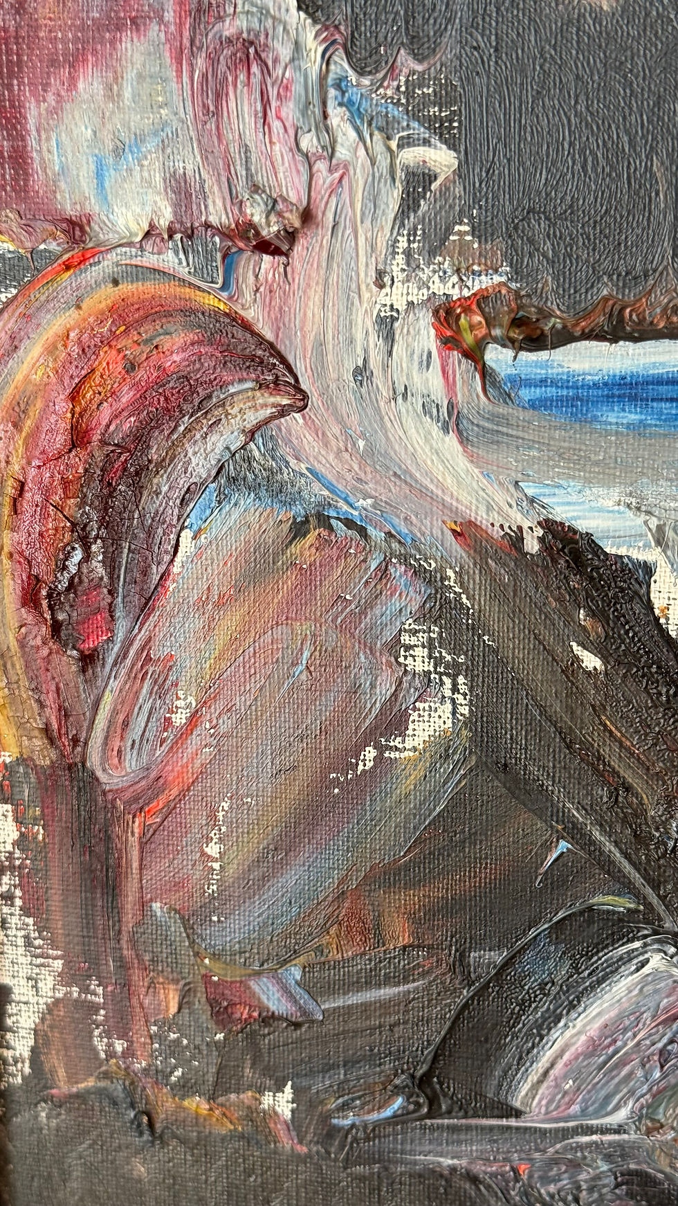 Thumbnail: Swedish abstract landscape, oil on canvas