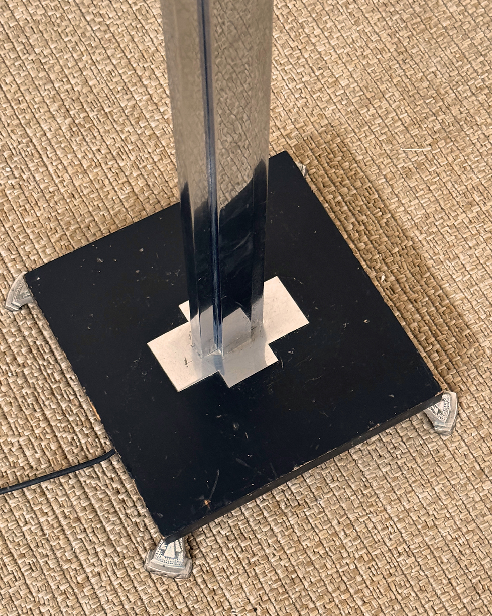 Thumbnail: Art Deco Chrome Floor Lamp