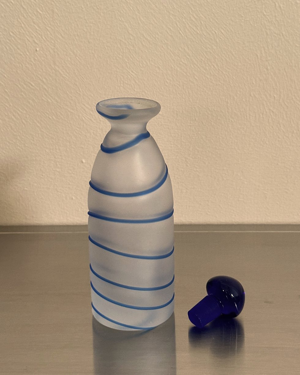 Thumbnail: Vintage Frosted Perfume Bottle