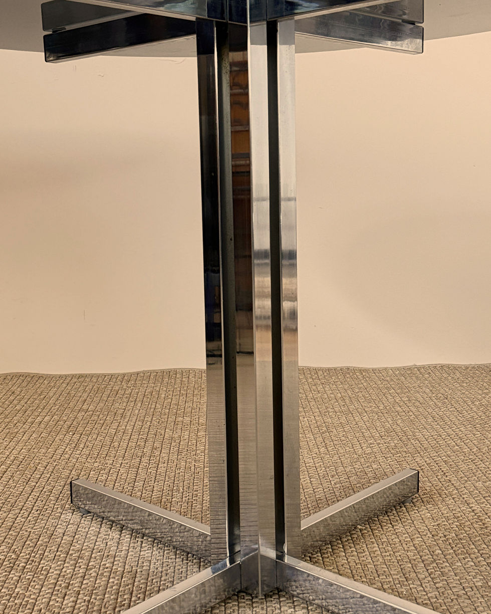 Thumbnail: 1970s 4 Seater Smoked Glass Dining Table
