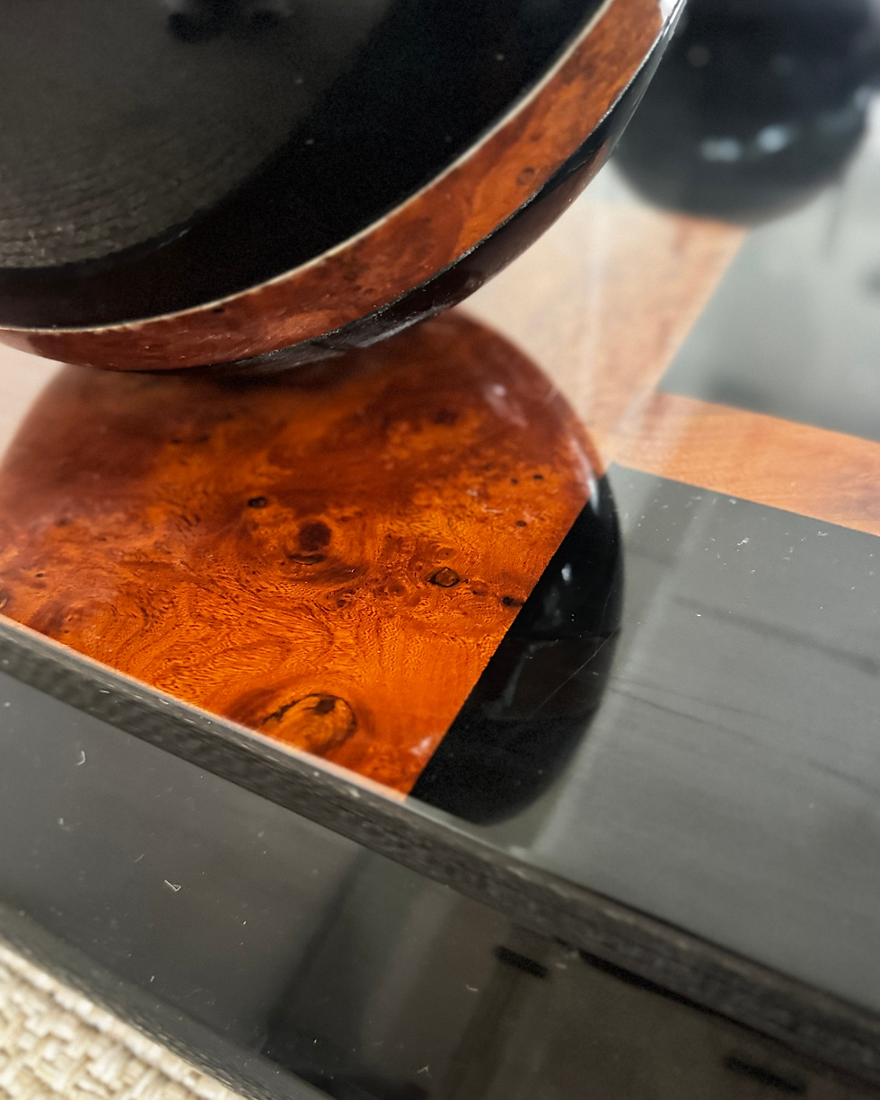 Thumbnail: Vintage 1970s Art Deco Revival Coffee Table