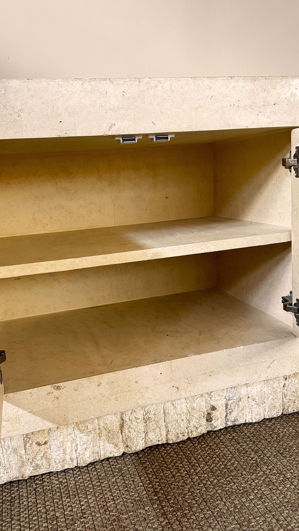 Thumbnail: Postmodern Tessellated Mactan Stone Sideboard