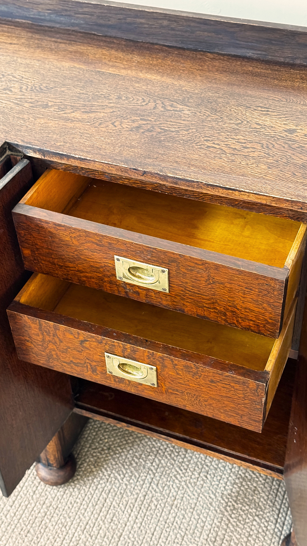 Thumbnail: Oak Art Deco Sideboard