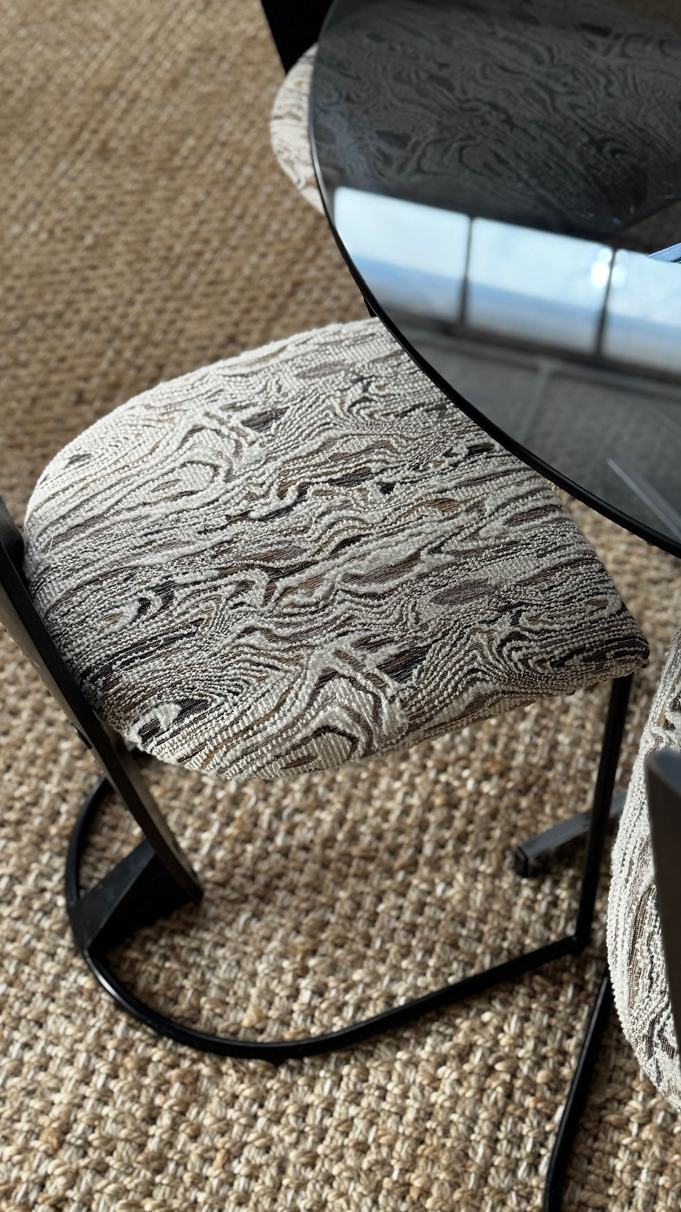 Thumbnail: Set of 6 Postmodern Dining Chairs