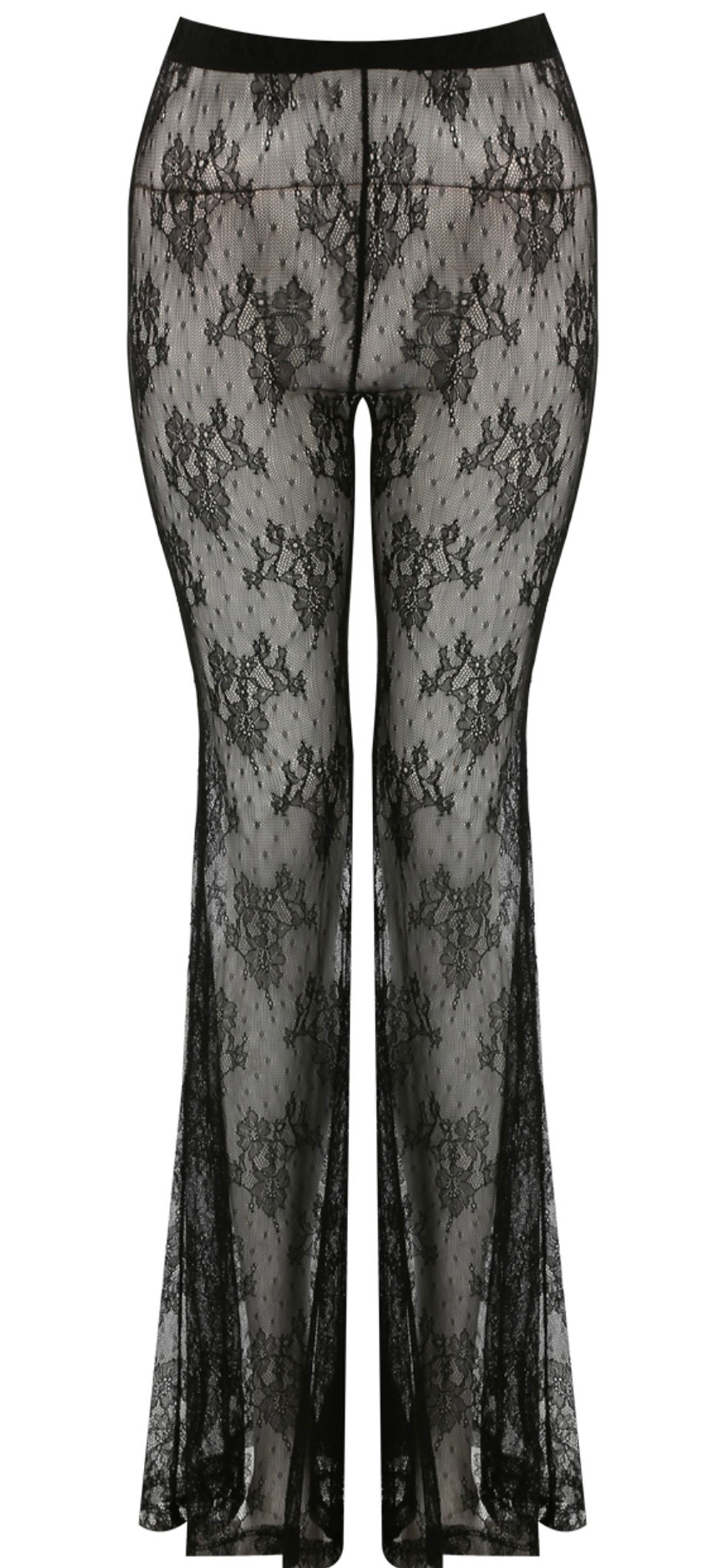Miniatura: Parisian lace flare trousers. 