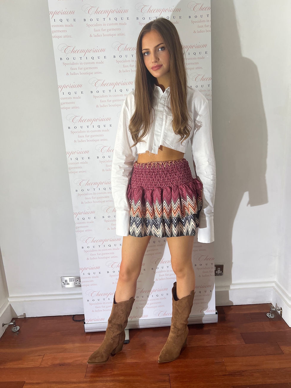 Miniature : Mauve western boots. 1/3 working days delivery 