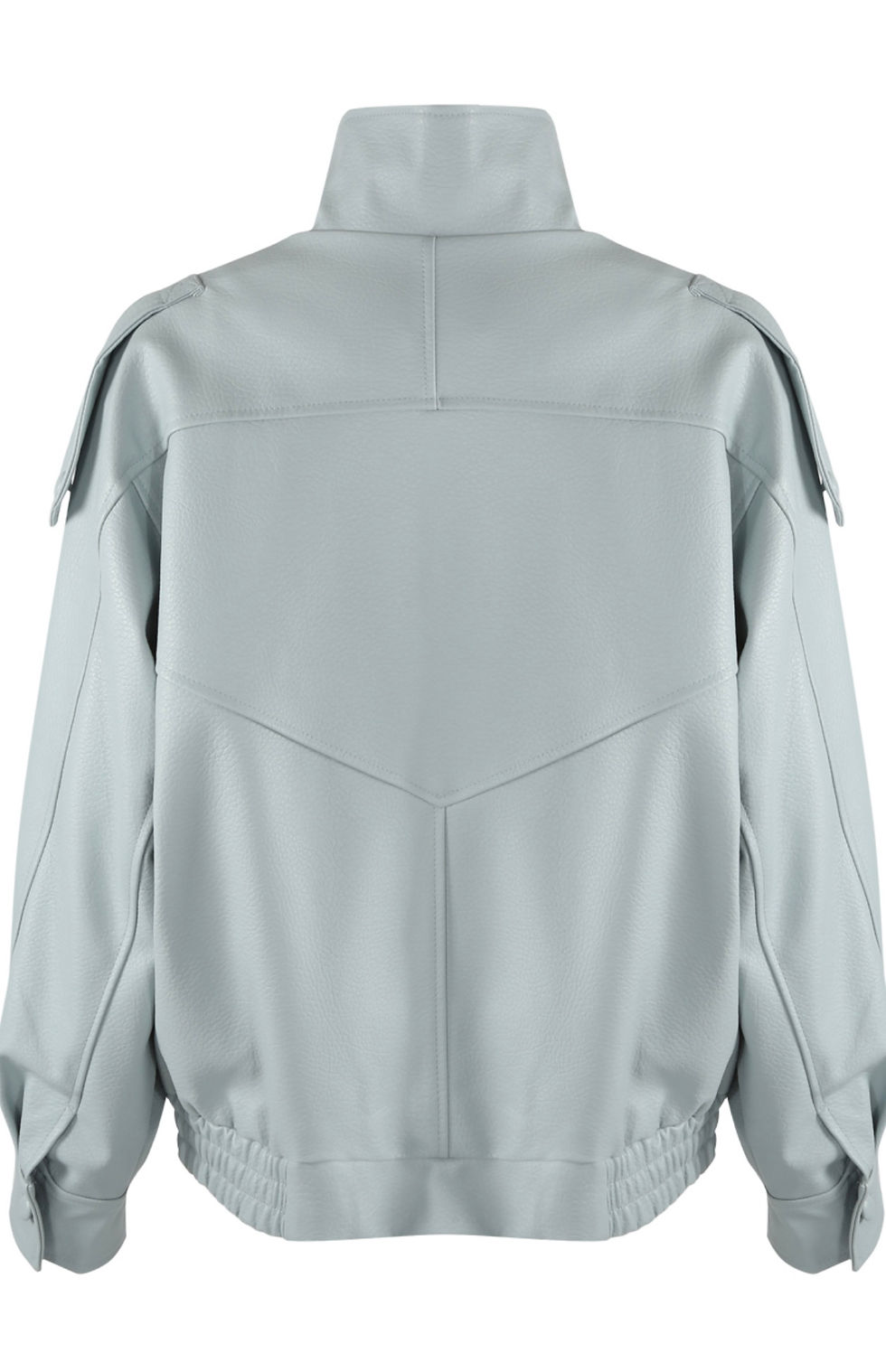 Miniatura: Monique faux leather high neck jacket. 