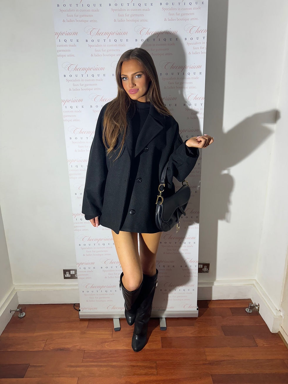 Thumbnail: Emily swing button jacket. 1/3 working days delivery 