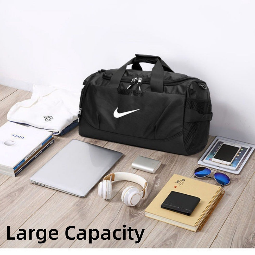 Thumbnail: Sports Gym Bag Travel Bag For Woman Men Large Capacity Duffel Bags With Strap