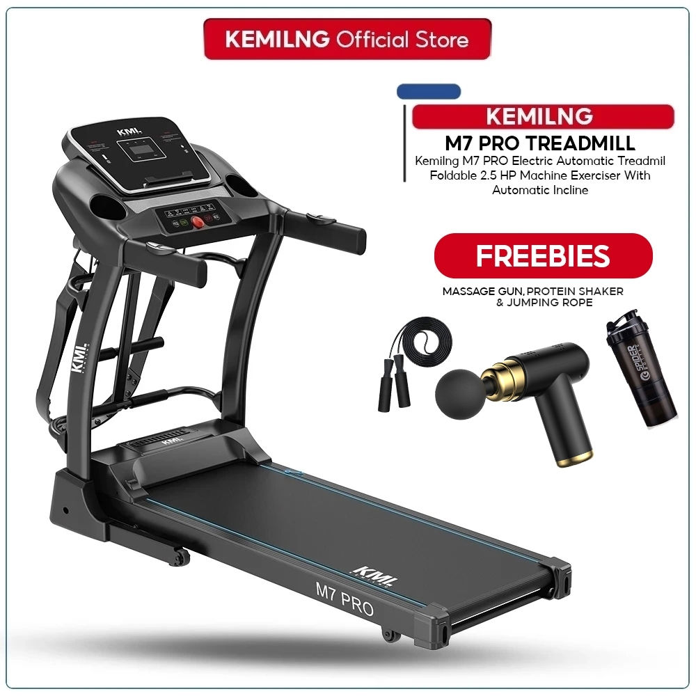 Kemilng M7 PRO Electric Automatic Treadmill Foldable 2.5 HP Machine Exerciser Wi