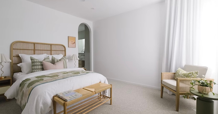 Coral Gables, Interior Design, Furniture Selection, Architecture, New Home Construction, Mid Century, Bedroom