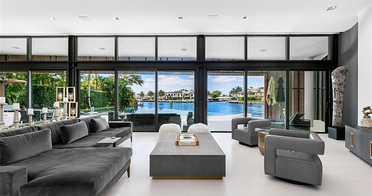 Fort Lauderdale, Interior Design, Furniture Selection, Architecture, New Home Construction, Contemporary, Masterpiece, Living Room