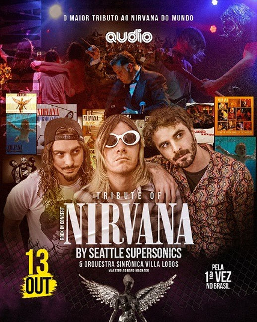 Maior tributo ao Nirvana do mundo fará grande show em São Paulo acompanhado por Orquestra Sinfônica