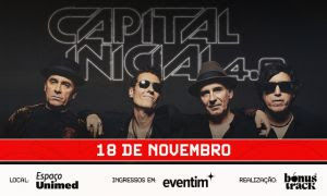 Capital Inicial chega com nova turnê no Espaço Unimed, nesta sexta-feira, dia 18 de novembro