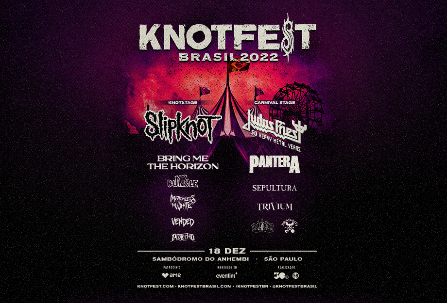 KNOTFEST Brasil 2022: está chegando a hora para a 1ª edição do fest em São Paulo, em 18 de dezembro