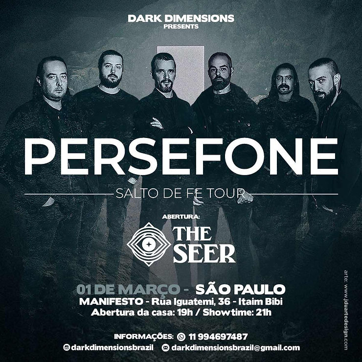 PERSEFONE pela primeira vez no Brasil