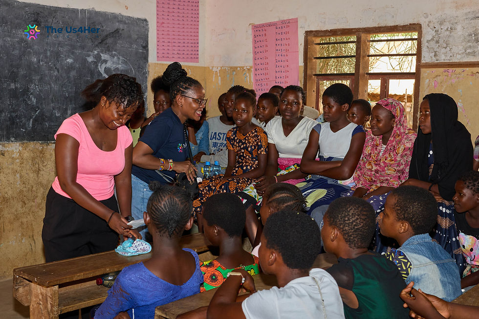A moment with the girls
