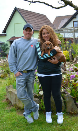 Tom und Katja mit Boma