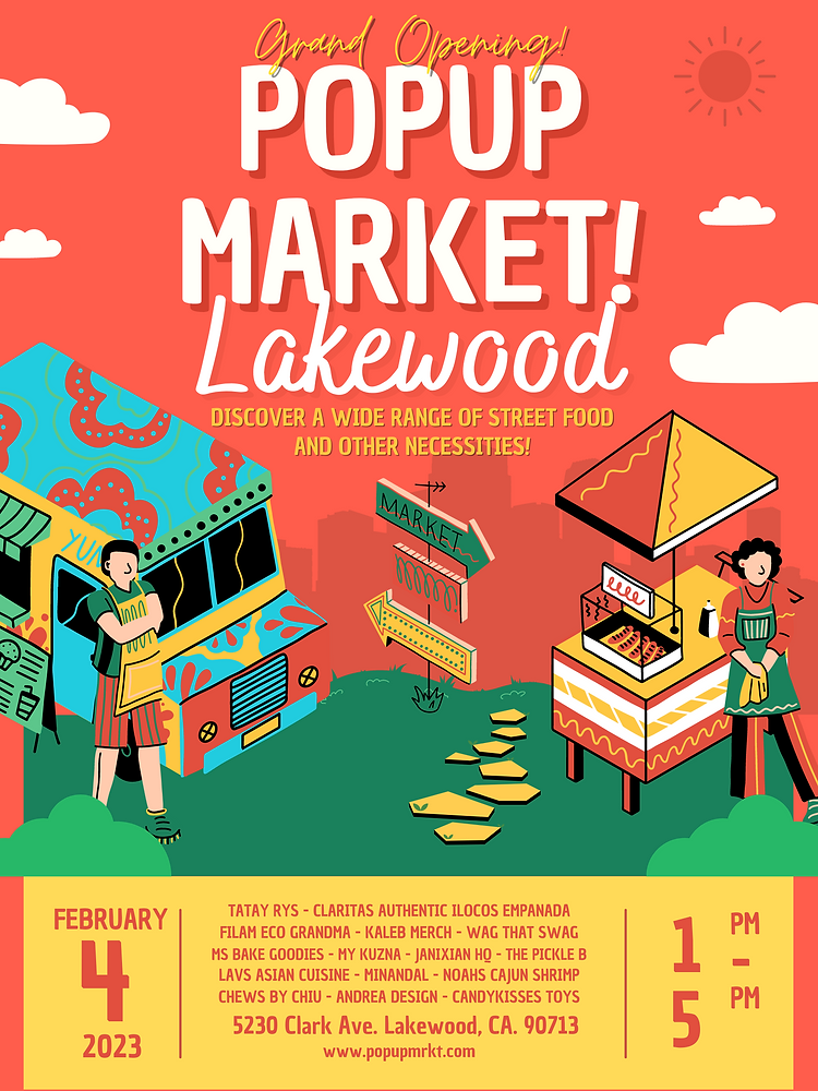 First Popup for 2023 Popup Market at Lakewood