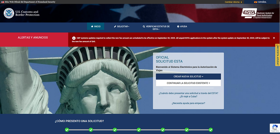 ¿Se puede renovar la ESTA gratis para viajar a EEUU? 🇺🇸🧾💸