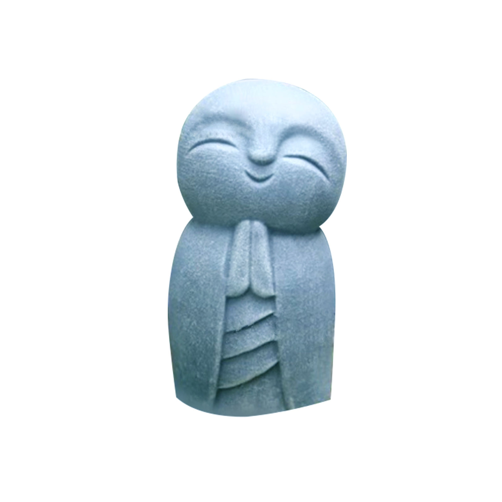 Grey Resin Buddha Statue for Home and Garden Decor