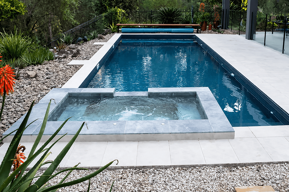 Black aluminium pool fence meeting the 1200mm height and non-climbable zone requirements