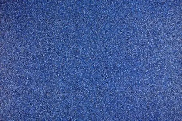 Costa Rica pool liner swatch from Auckland Pool & Spa Servicing — fine blue-grey speckle, reads muted denim underwater