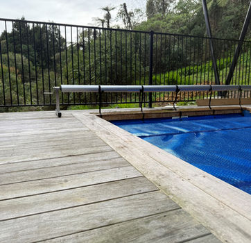Pegasus Pool Reel installed product in Auckland, New Zealand, Aqua-Tech