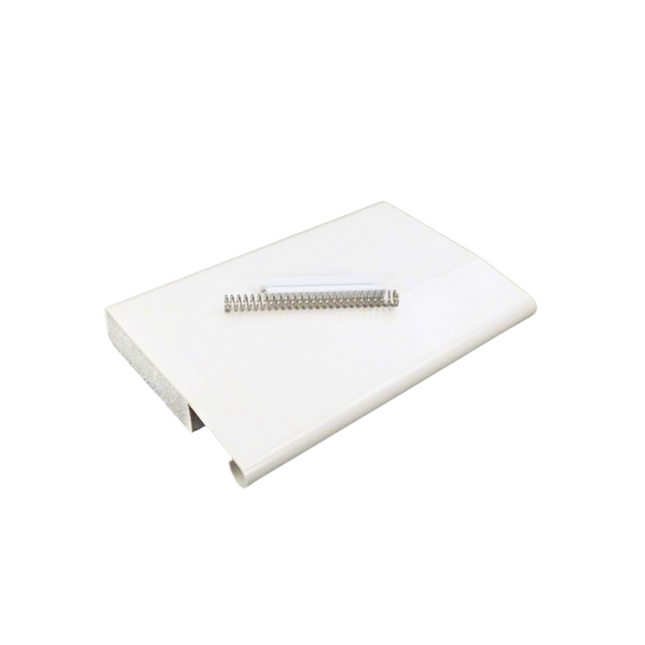 Aquagenie Skimmer Weir Assembly with pin – genuine replacement weir for Aquagenie pool skimmers, available at Aqua-Tech NZ.