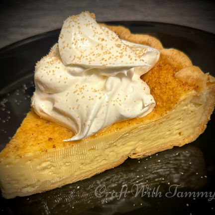 Silky Smooth Custard Pie