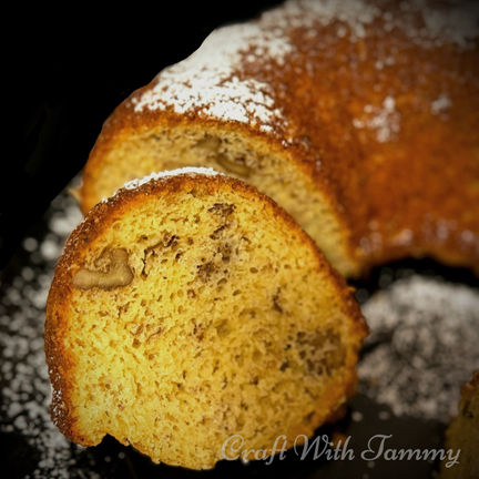Banana Walnut Pound Cake