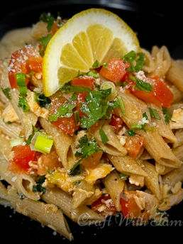 Tuscan Creamy Salmon & Pasta