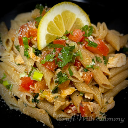 Tuscan Creamy Salmon & Pasta
