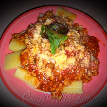 Rigatoni and Marinara