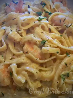 Seafood Fettuccini Alfredo