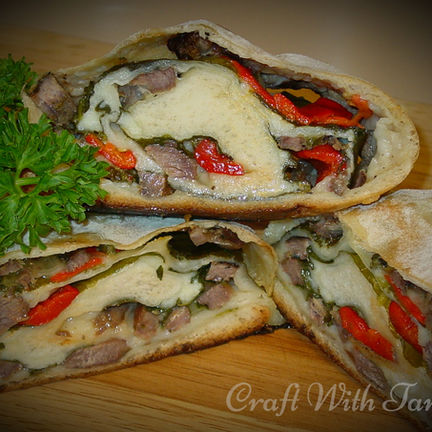 Steak and Cheese Stromboli