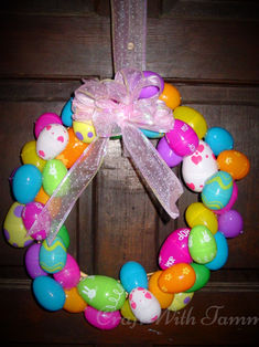 Easter Egg Wreath