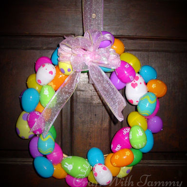 Easter Egg Wreath