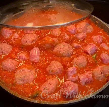 Sunday Sauce with Meatballs and Sausage