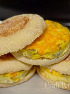 Sausage, Egg & Cheese English Muffin Sandwiches