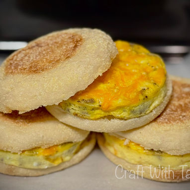 Sausage, Egg & Cheese English Muffin Sandwiches