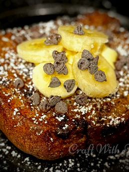 Chocolate Chip Banana Bread French Toast