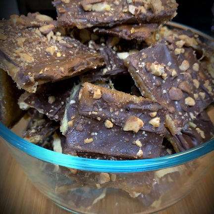 Sweet Cracker Toffee
